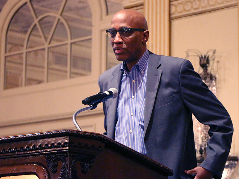 The Rev. Dr. J. Herbert Nelson, II, Stated Clerk of the General Assembly, called the PC(USA) “a church that loves Jesus and is not afraid to talk about it.Photo by Rick Jones.