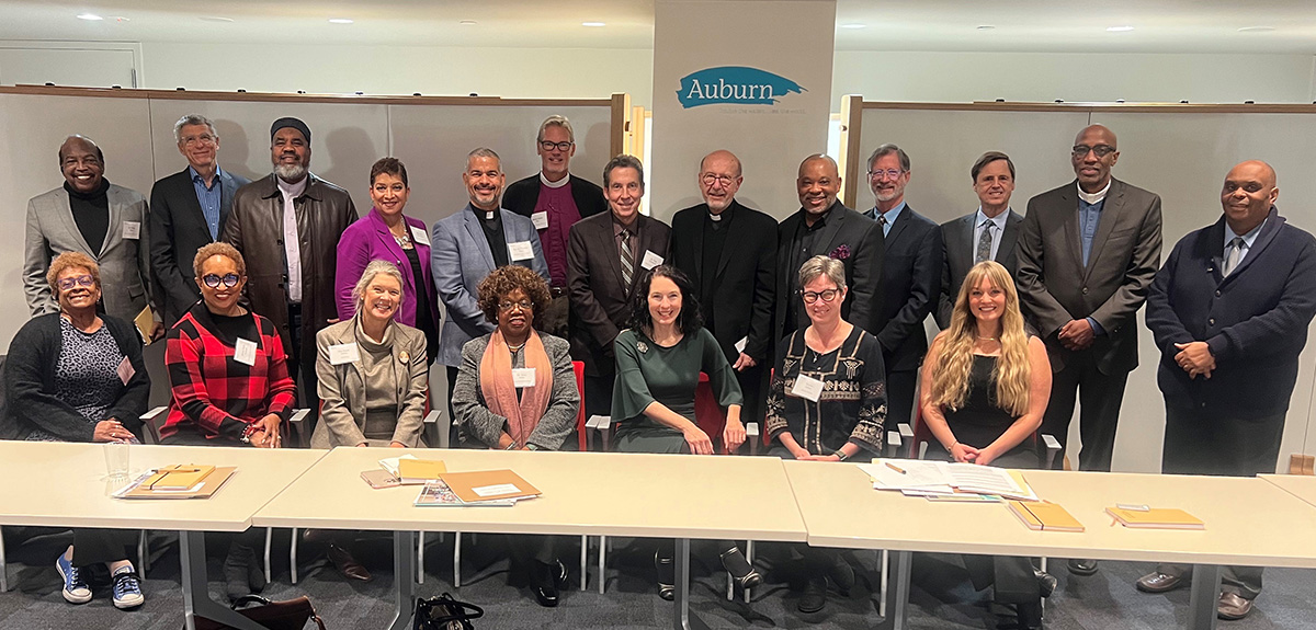 Faith leaders gather in New York City to look at ways to encourage congregations to get involved in climate change efforts. Photo courtesy of ecoAmerica’s Blessed Tomorrow program. 