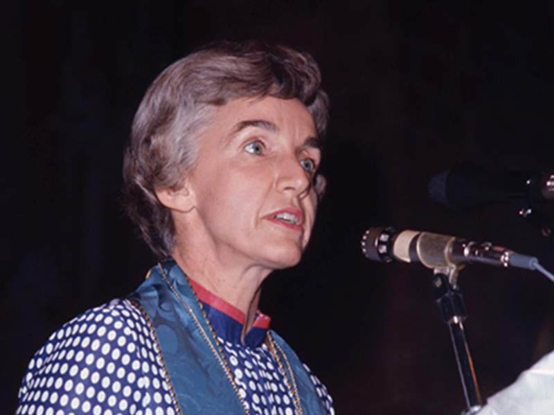 Lois Stair at General Assembly 183 in Rochester, N.Y., 1971. [Pearl ID: 175778]