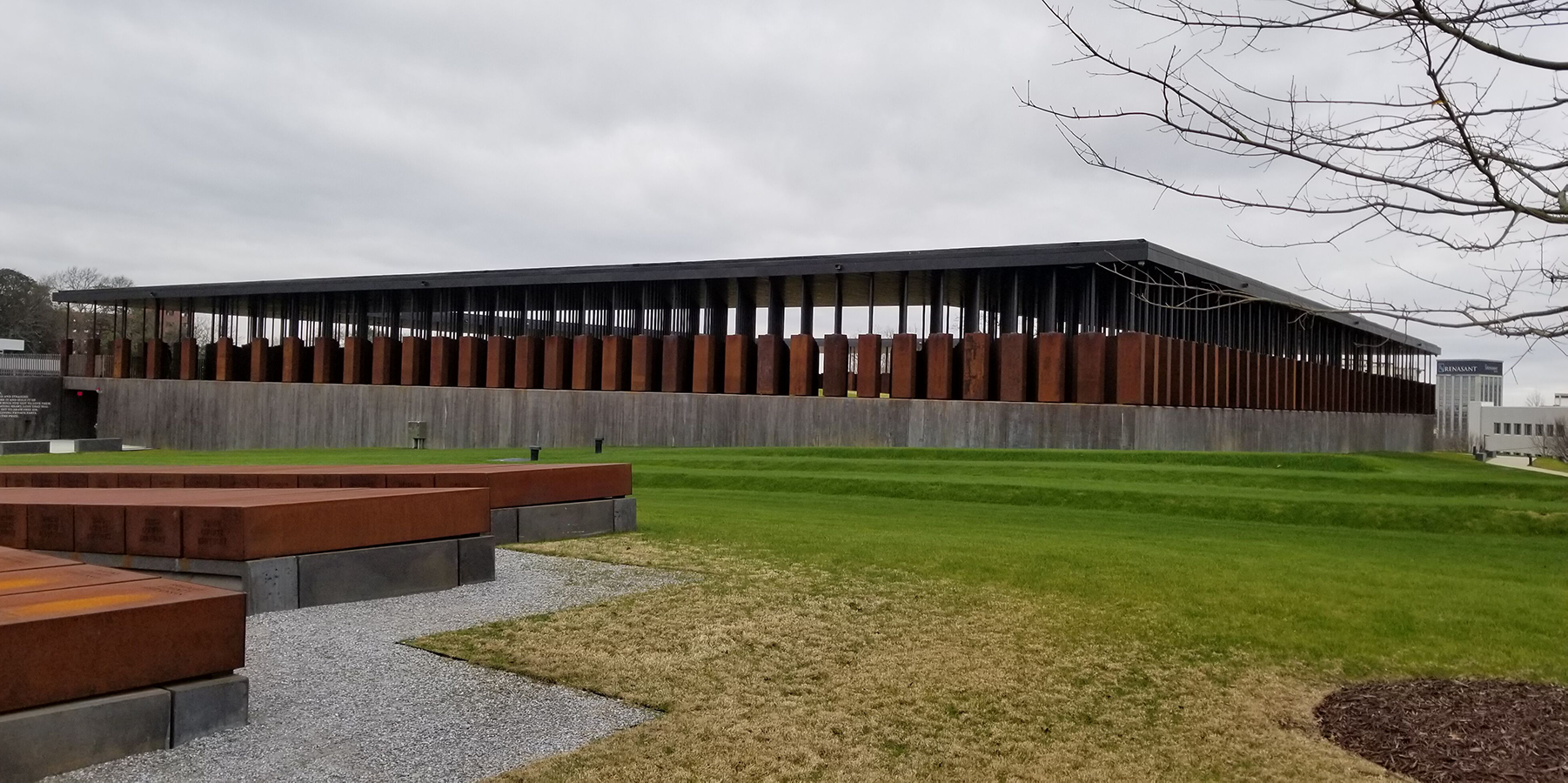 More than 800 monuments in the memorial represent a U.S. county where lynchings took place.