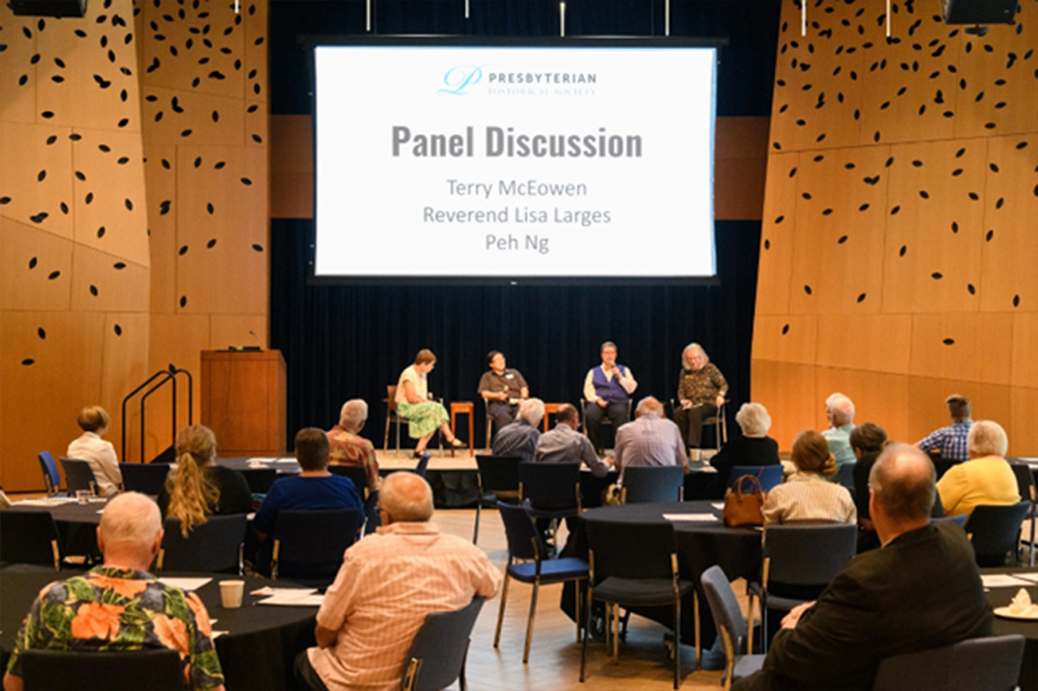 Panel discussion, photo by Tom Northenscold.