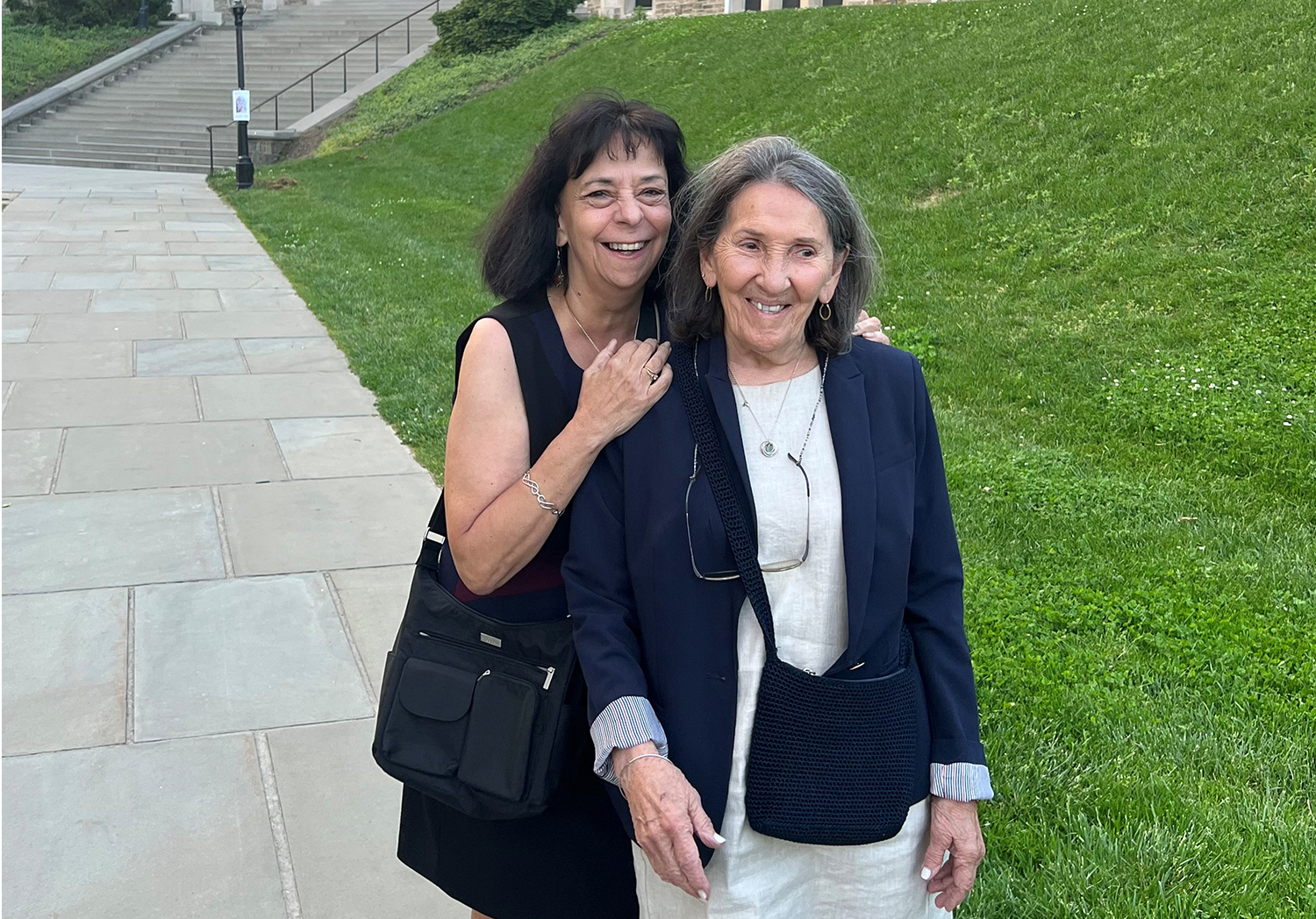 Ruth Santana-Grace (left) with Miriam Olivero (right), Princeton, May 2023. Photo courtesy of Ruth Santana-Grace. 