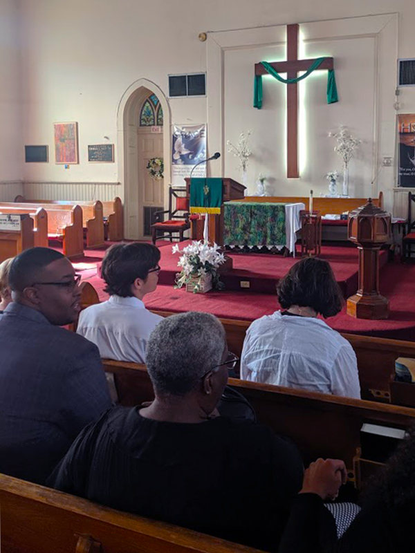 Vision 2020 Attending Worship at Grace Hope Presbyterian Church in Louisville, KY.